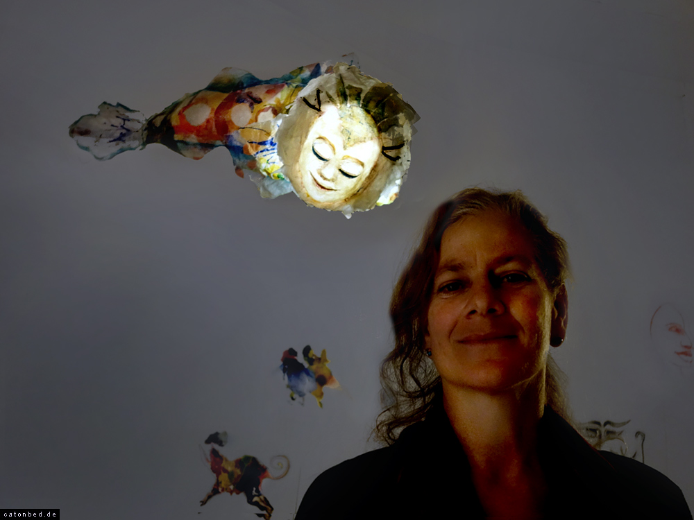 Daniela Duarte, Collagen, Papierskulpturen