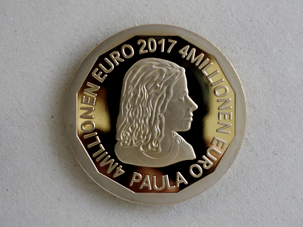 UdK Berlin - 4 Millionen Euro M&uuml;nze / Paula Kletschke