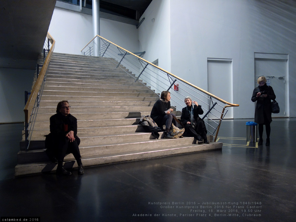 Akademie der K&uuml;nste, Kunstpreis Berlin 2016