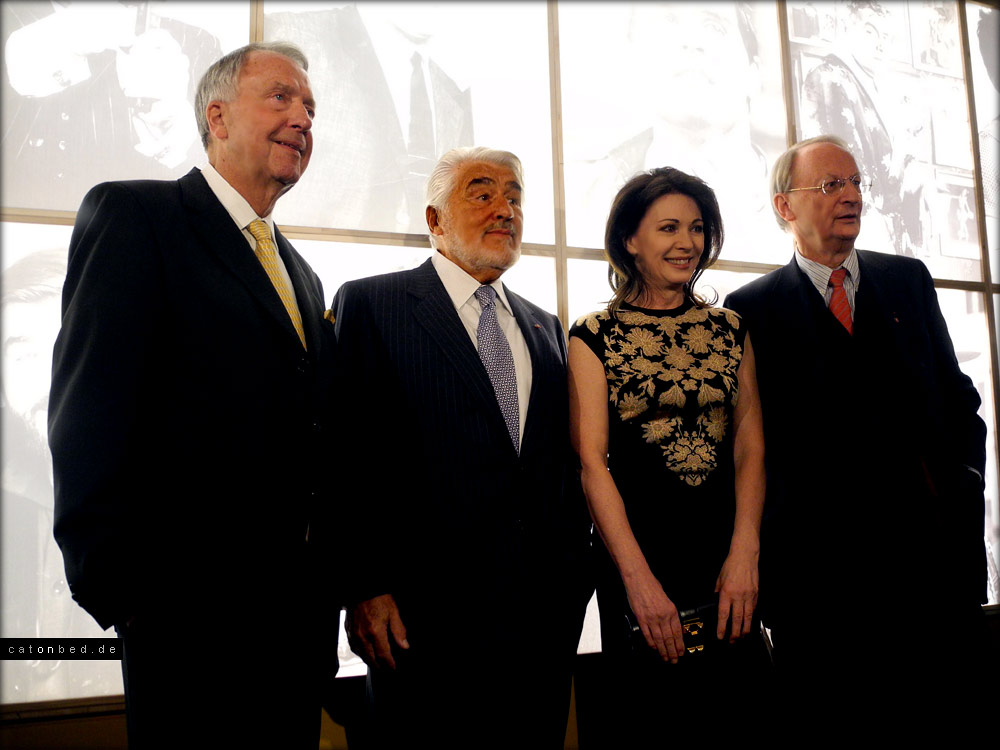 mit Kulturstaatsminister Bernd Neumann, Mario Adorf, Iris Berben und Akademie-Präsident Klaus Staeck