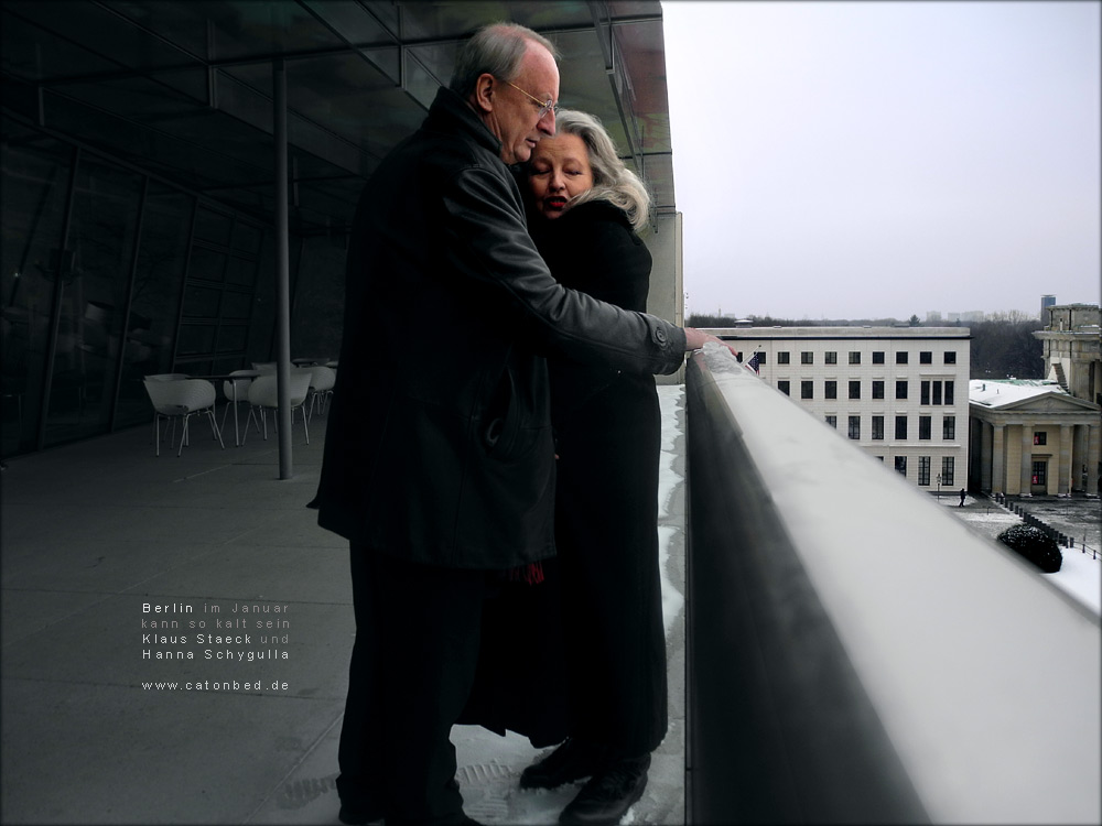 Klaus Staeck und Hanna Schygulla, 2014 Januar, Adk