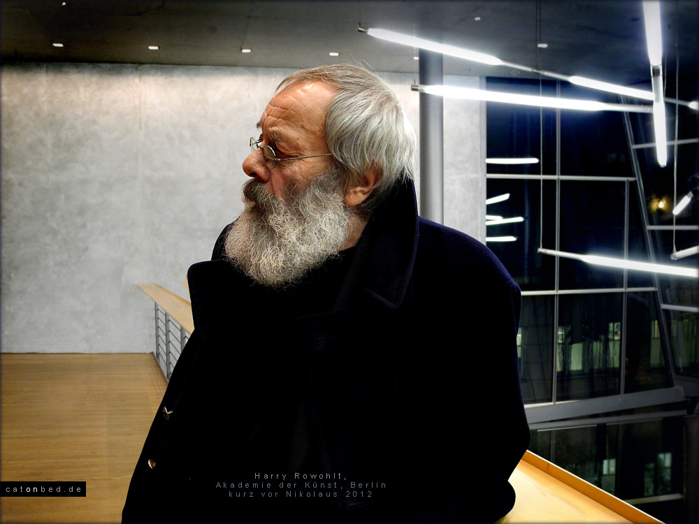 Akademie der K&uuml;nste, harry Rowohlt Vorleser