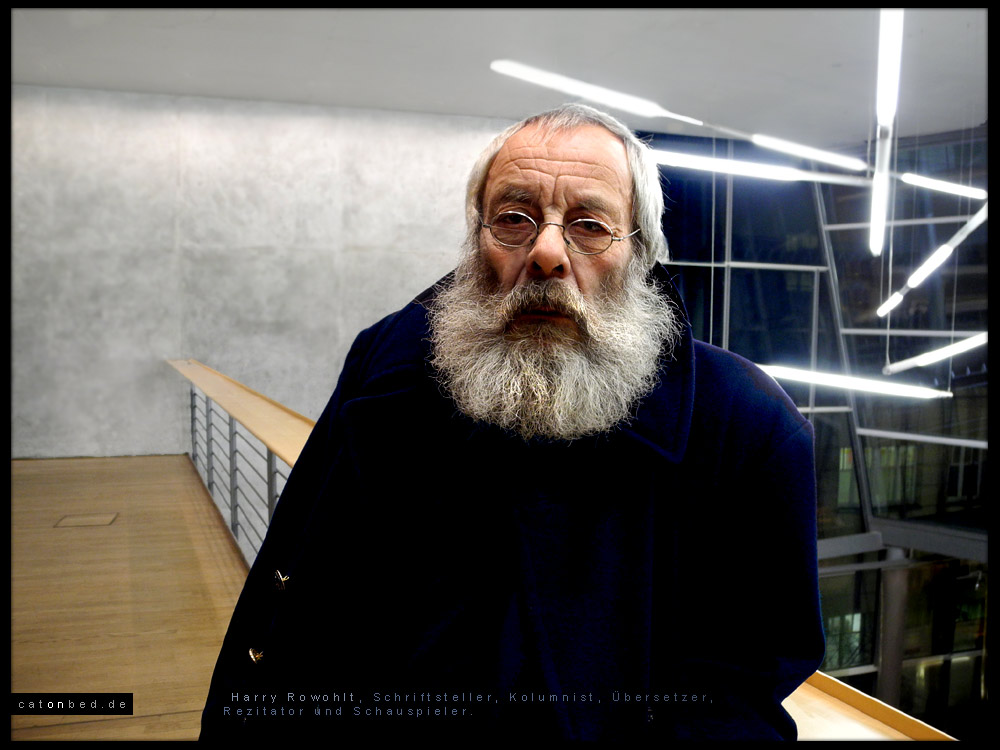 Akademie der K&uuml;nste, harry Rowohlt Vorleser