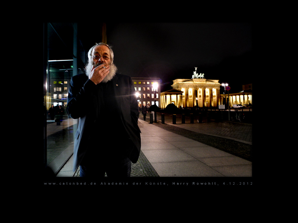 Akademie der K&uuml;nste, harry Rowohlt Vorleser