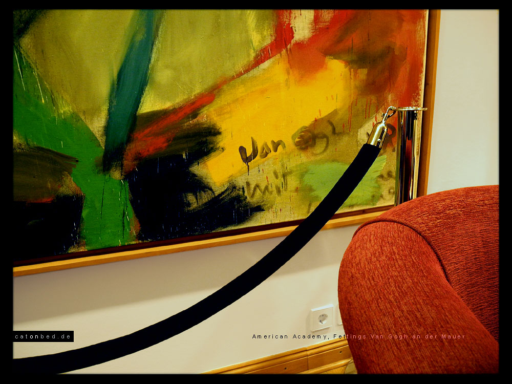 Rainer Fetting : Van Gagh an der Mauer - American Academy Berlin