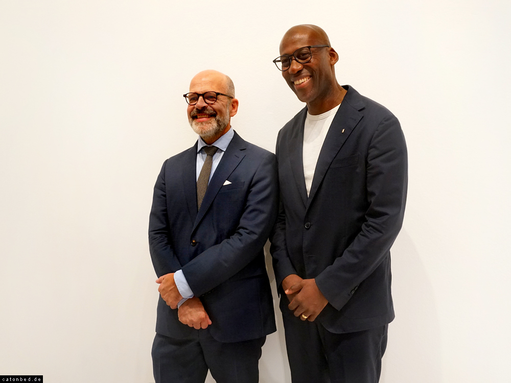 Berlinische Galerie - Der Direktor Dr. Thomas Köhler und Joe Chialo (Kultursenator)