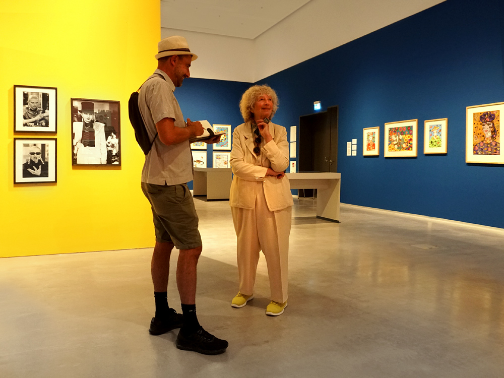 Berlinische Galerie,  Ulrike Ottinger bei der Pressekonferenz