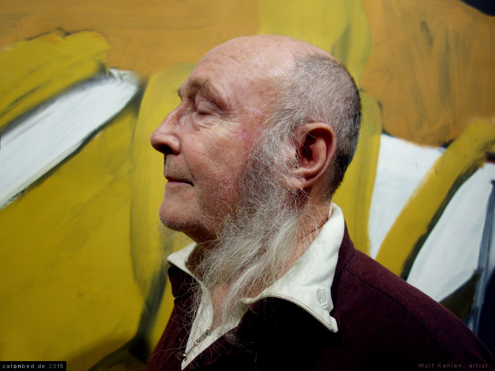 Der Künstler ... Wolf Kahlen 