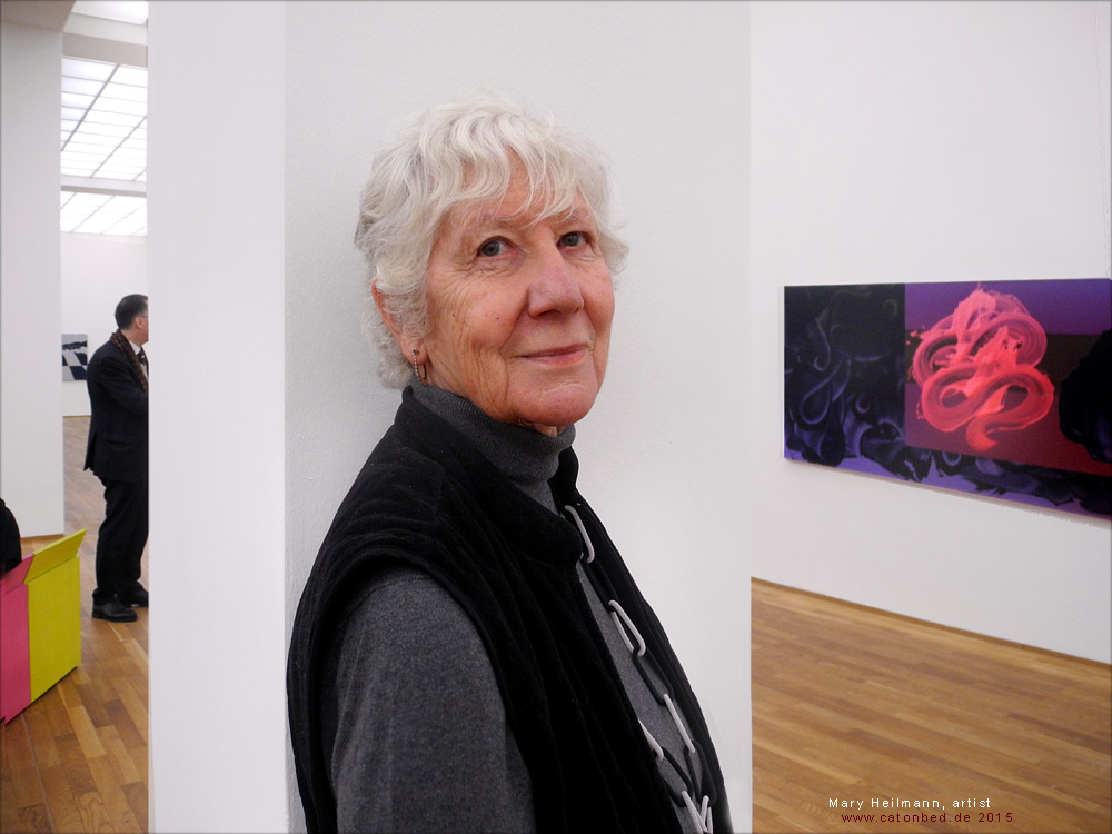 Mary Heilmann, artiost from N.Y., 2015 Berlin