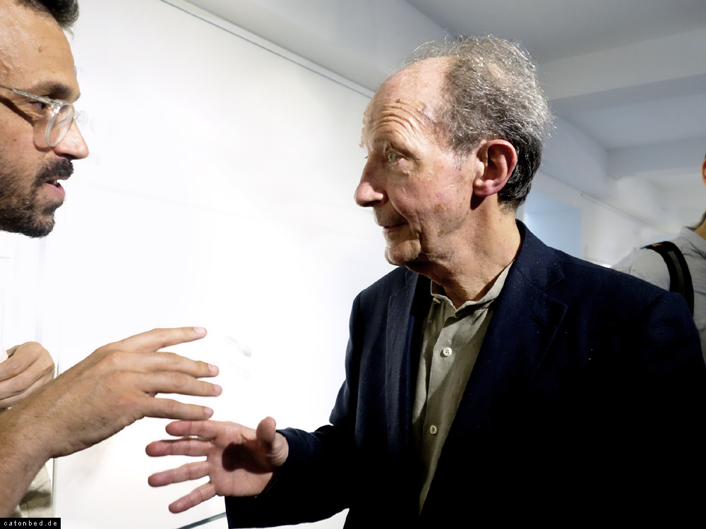 Giorgio Agamben in einem Gespräch