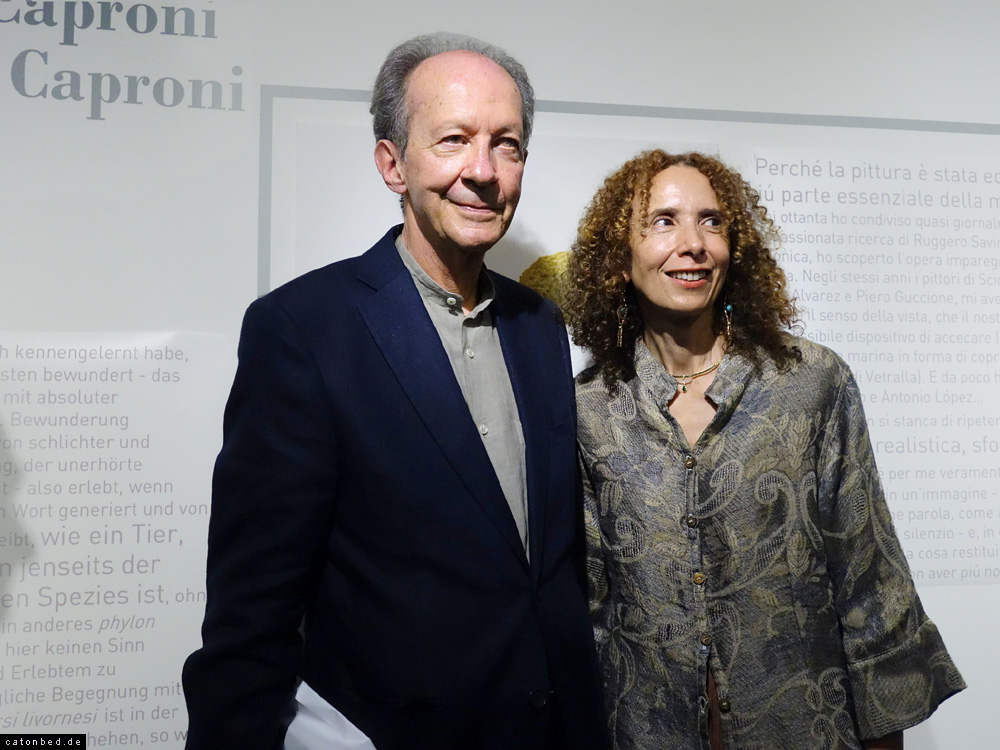 Giorgio Agamben mit der Autorin Monica Ferrando