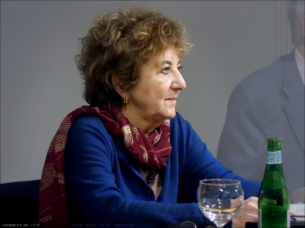 Anna Maria Carpi und Durs Grünbein