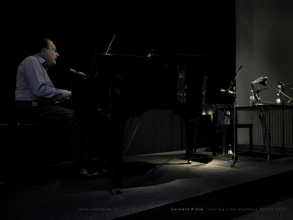 Literaturhaus Berlin - Gerhard Rühm, Chansons