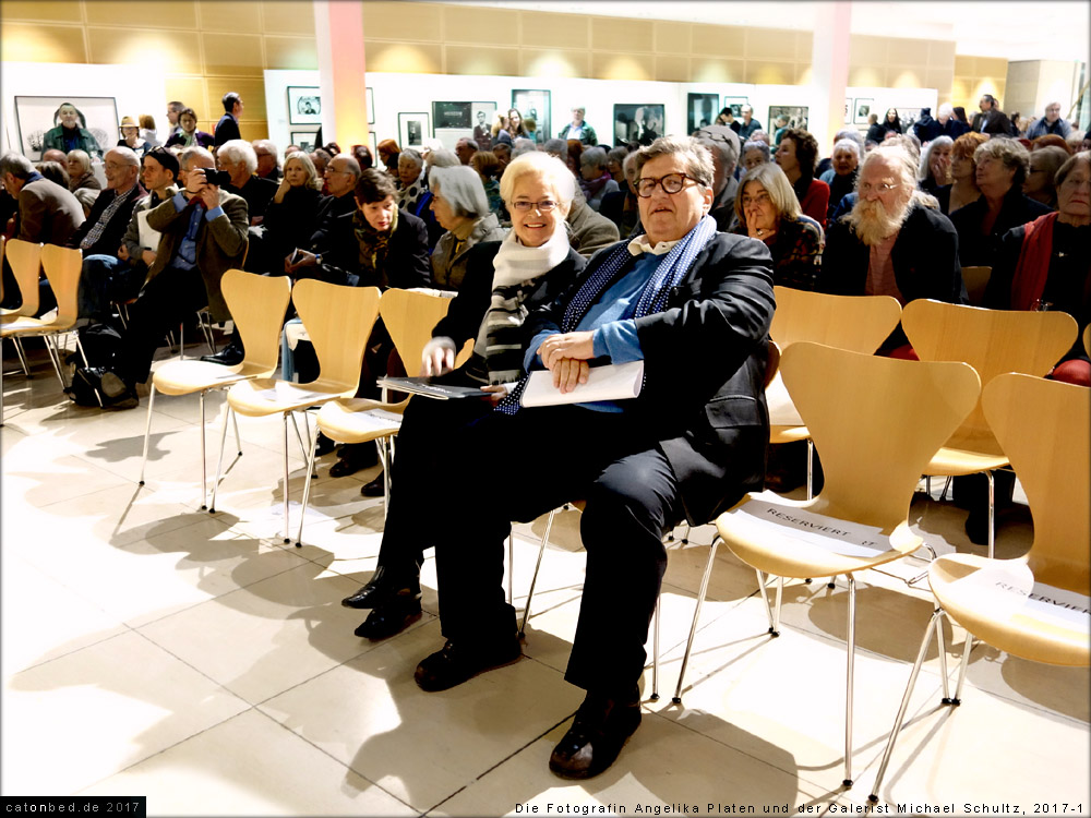 Angelika Platen und  der galerist Michael Schultz