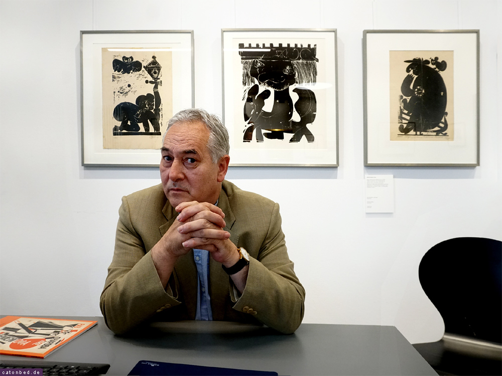 John Colton, Initiator der Ausstellung: Die Malerpoeten