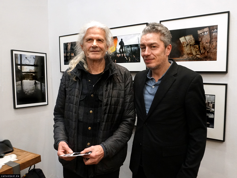 Thomas Gust mit dem Fotografen Stéphane Duroy