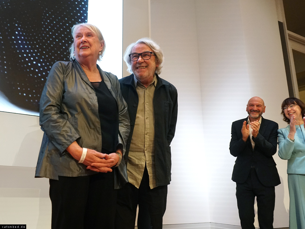 Die Preisträger Ute Mahler und Werner - Michael Biedowicz und Dr. Martina Mettner