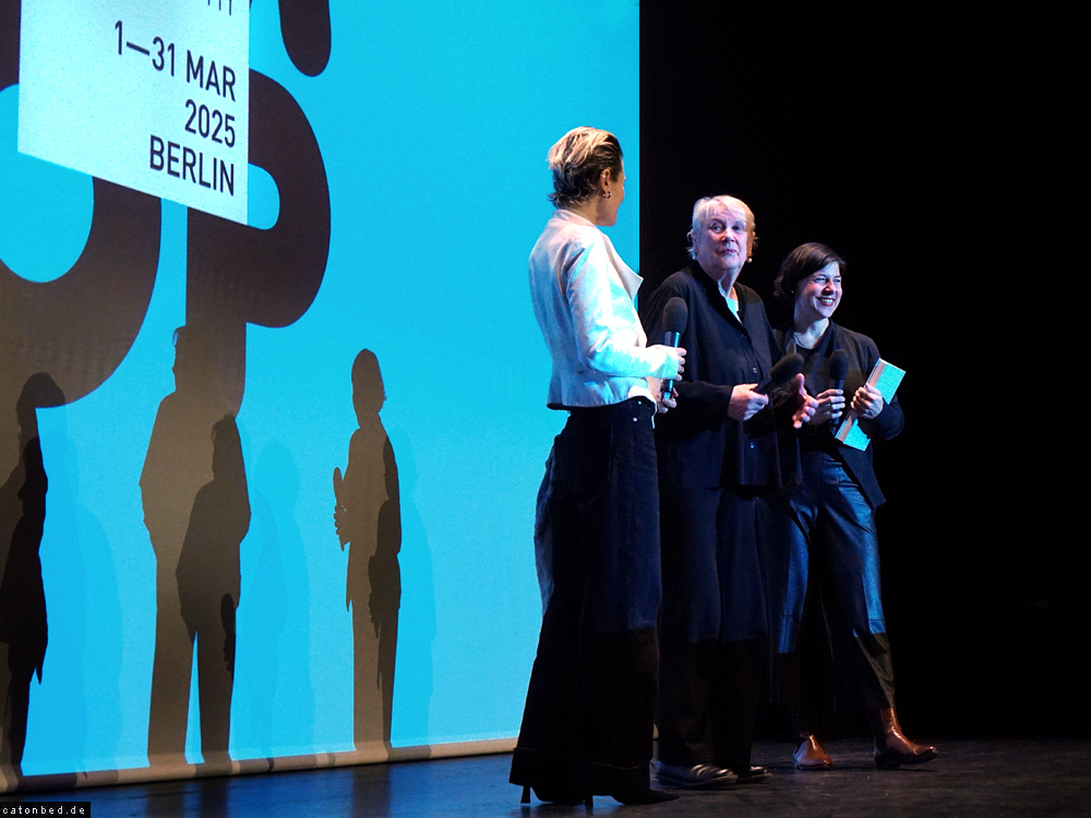 Marit Lena Herrmann, Kuratorin, Ute Mahler und Werner Mahler (Fotografie: Ein Dorf)