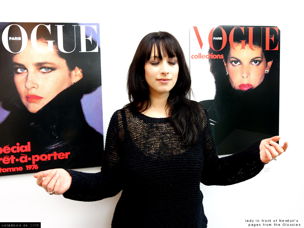 Helmut Newton:  pages of glossies