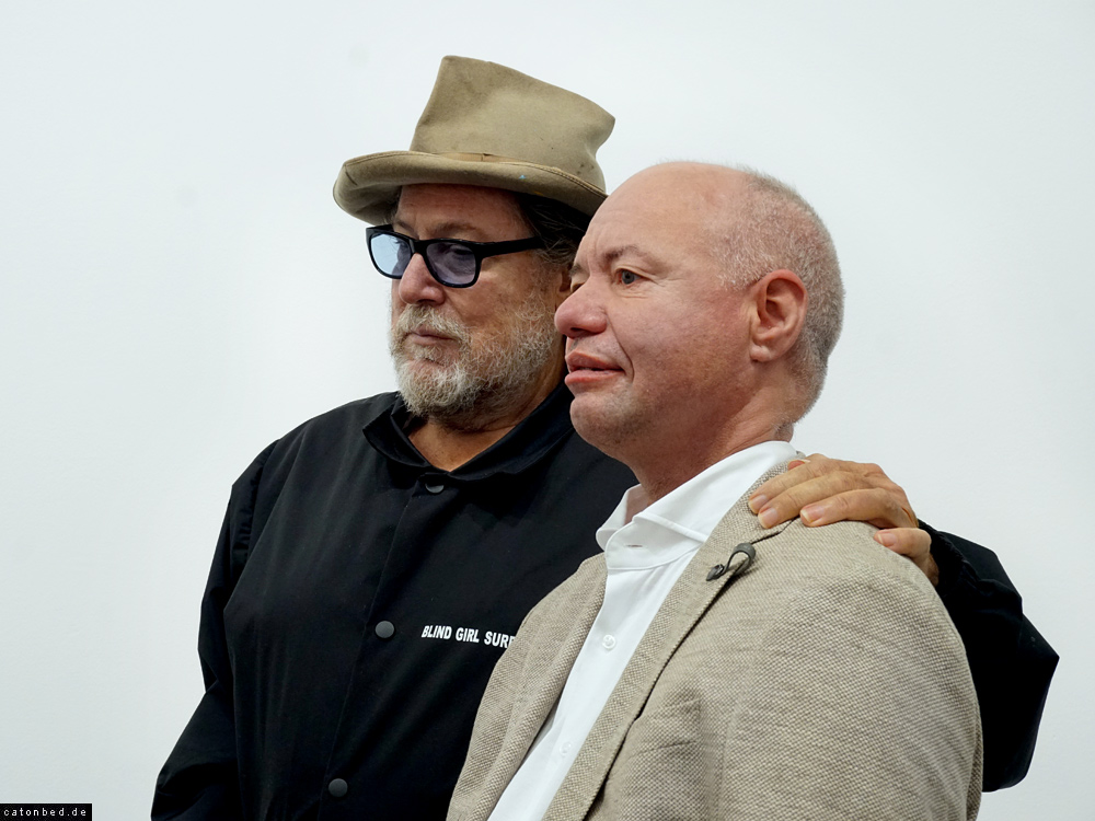 Julian Schnabel, 2021 / Julian Schnabel und Besucher