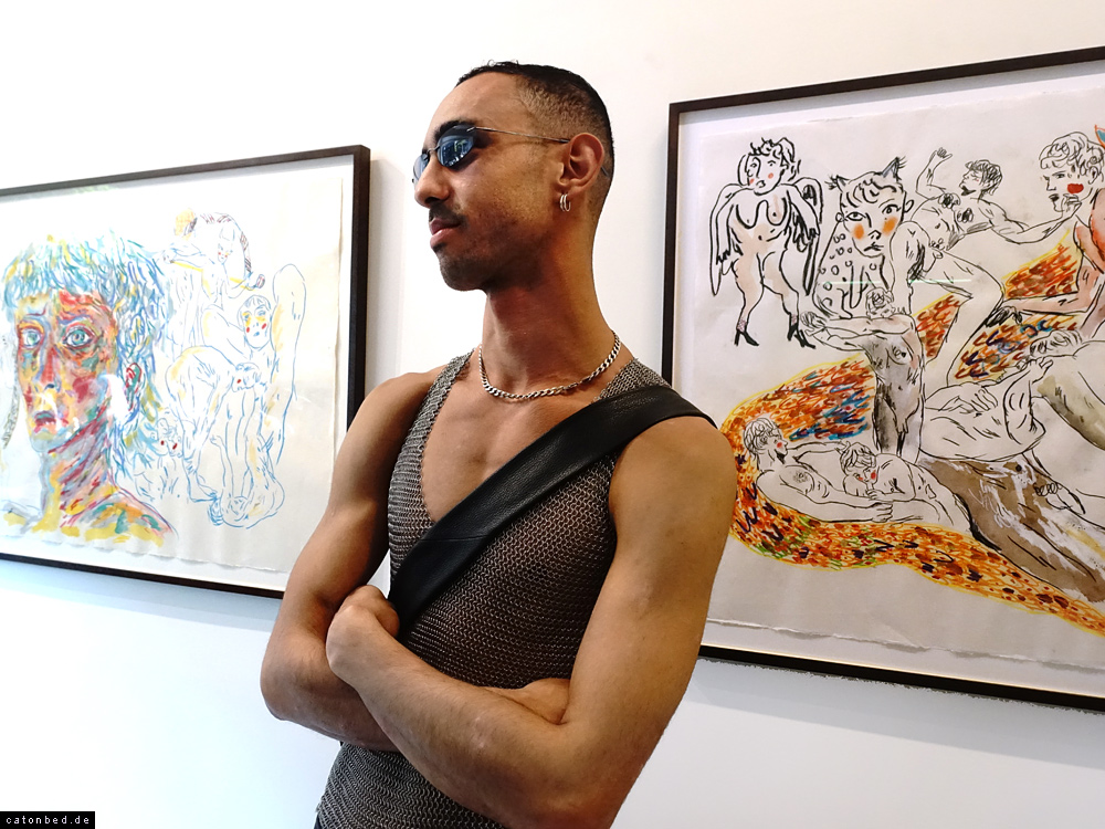 The artist Karim Boumjimar