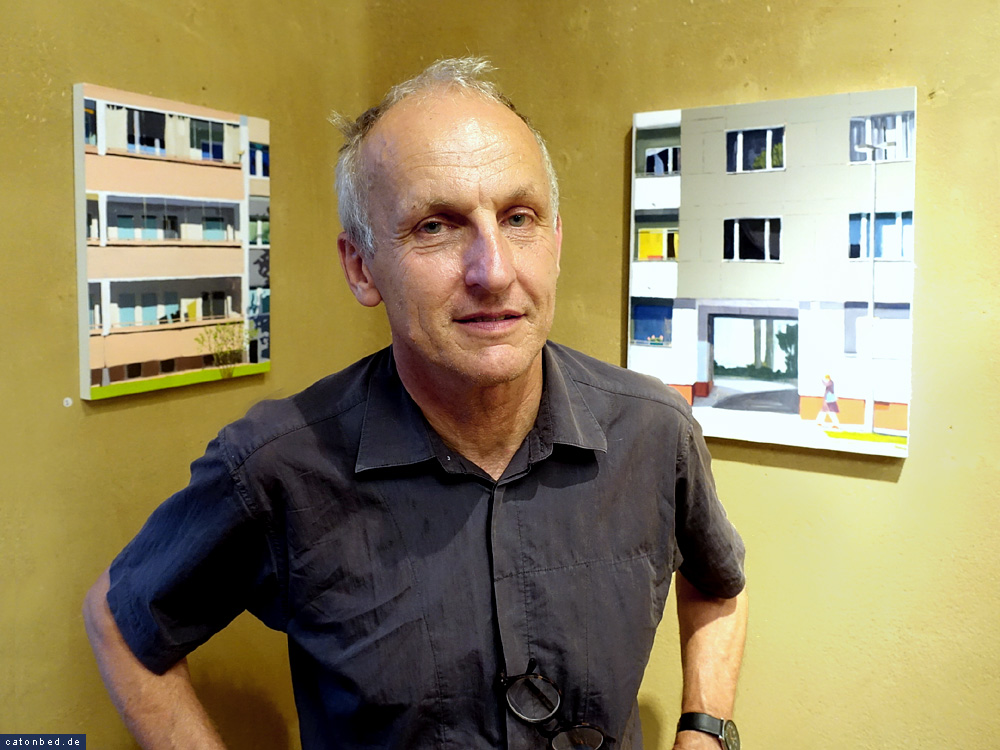 Der Galerist Klaus Karwat