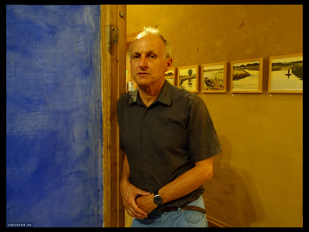 Der Galerist Klaus Karwat