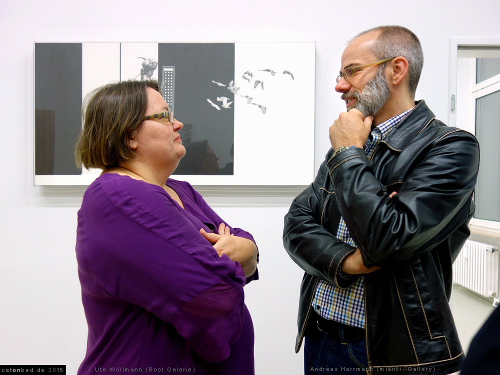 Der Galerist Andreas Hermannhirm