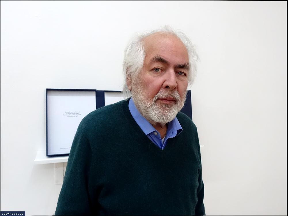 Renè Block in seiner Galerie, 2021