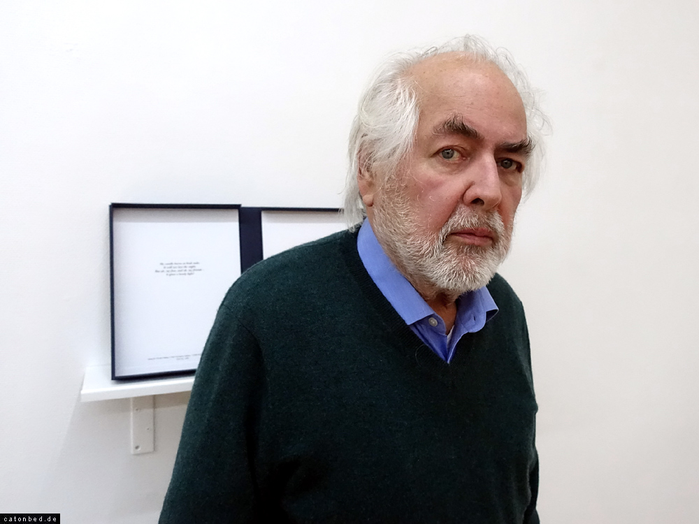 Renè Block in seiner Galerie, 2021