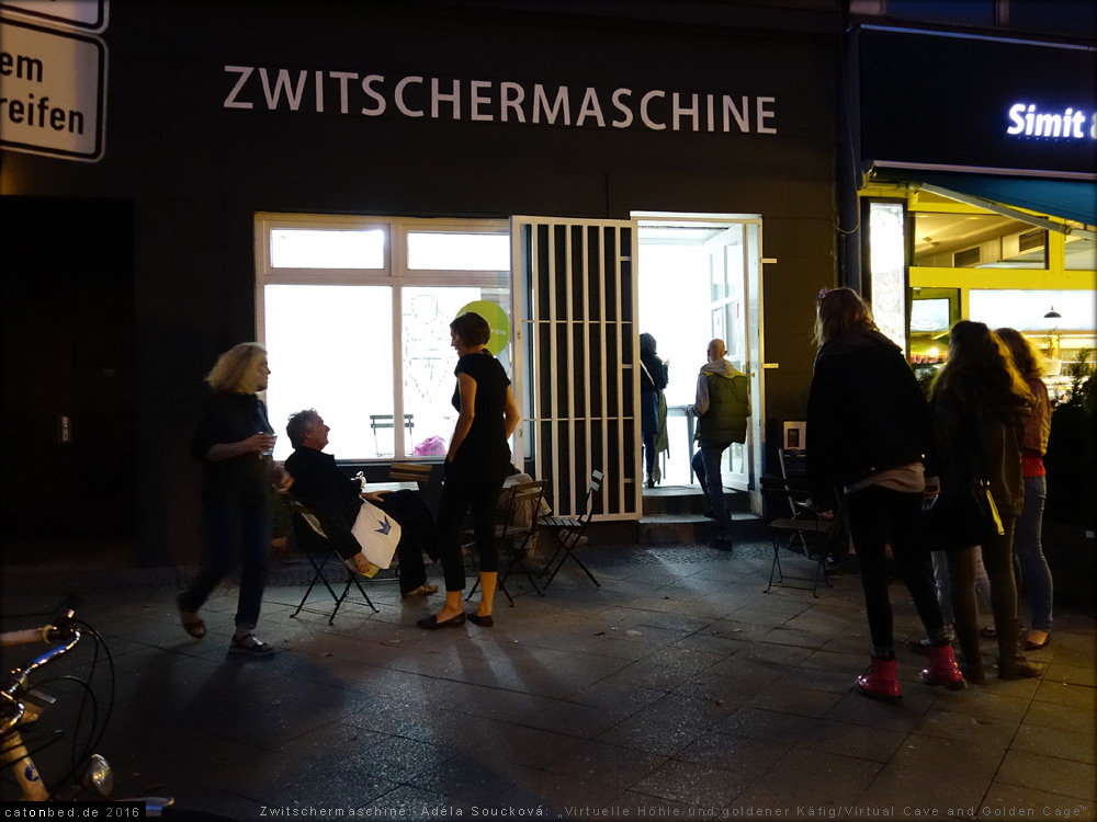 Adéla Soucková at Zwischermaschine, Berlin, 2016-9