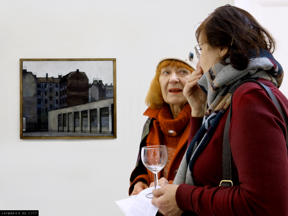 Leo Coppi Galerie Berlin:  Konrad Knebel: H&auml;user an der S-Bahn,1991