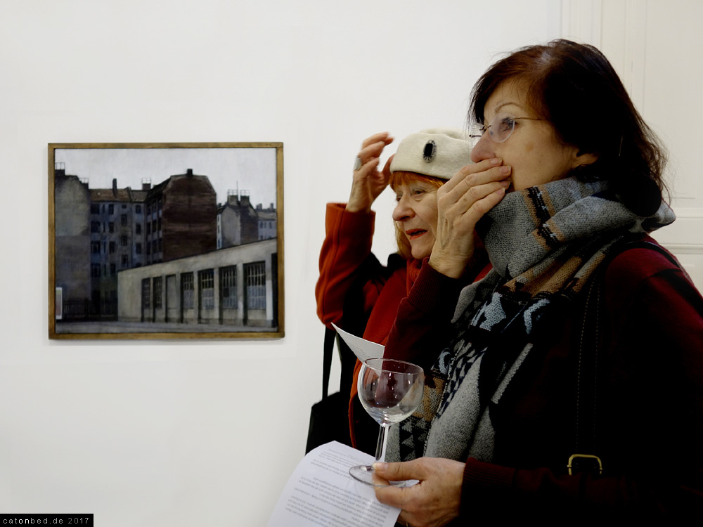 Leo Coppi Galerie Berlin:  Konrad Knebel: H&auml;user an der S-Bahn,1991