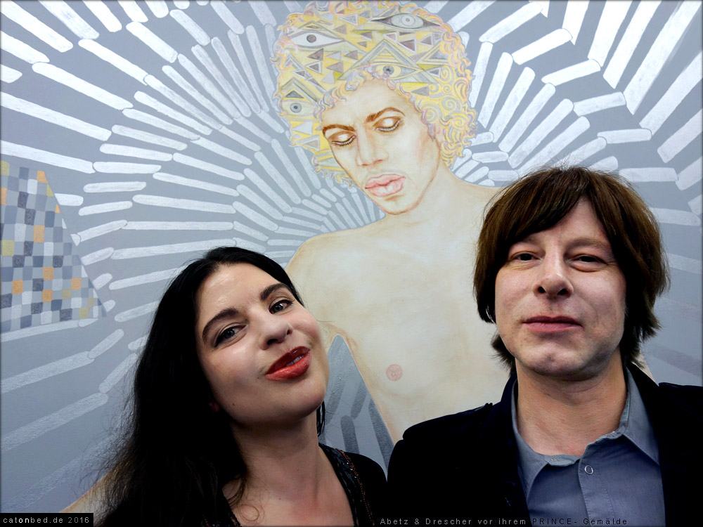 the artists Abetz und Drescher, Magic Beans Gallery, Car Lotta