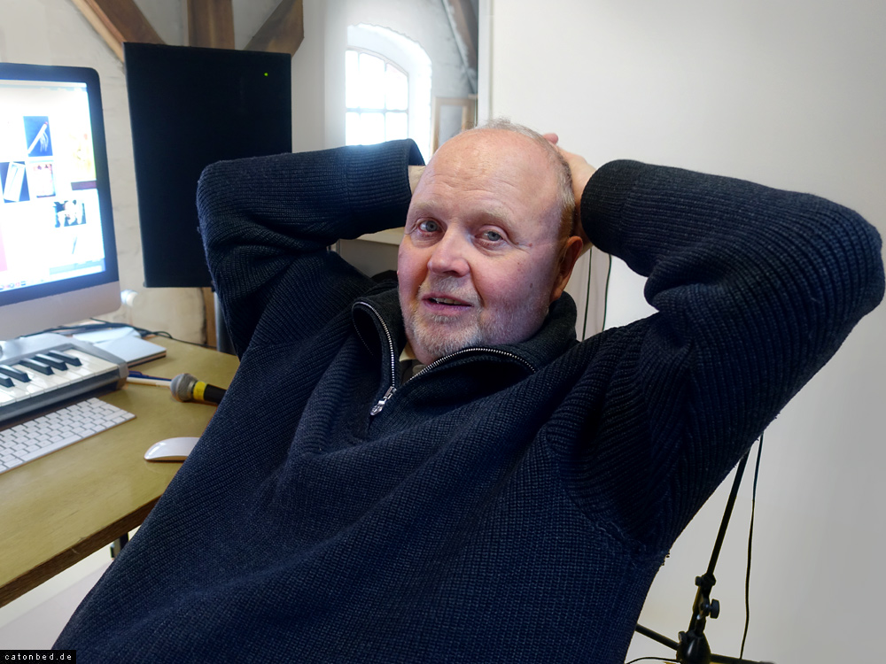 Frieder Butzmann am Mischpult 