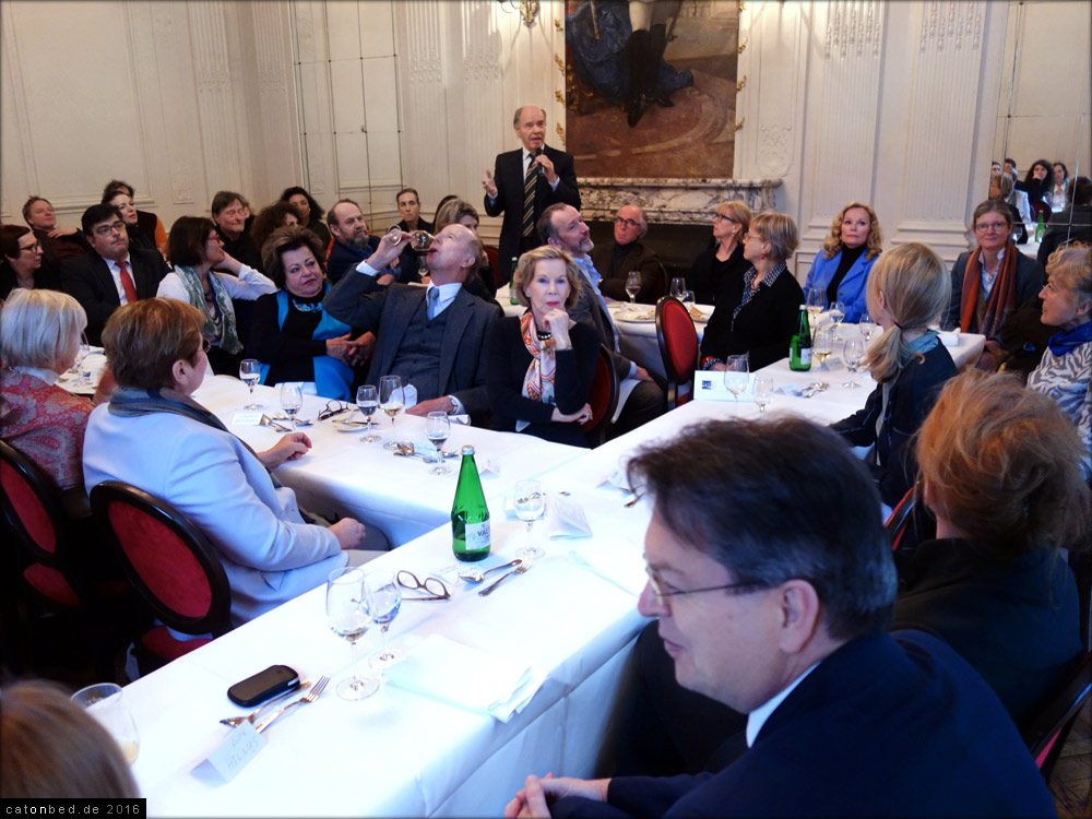 Prof. Dr Harald Welzer, Sozialpsychologe, Jeannot Simmen, Lunch mit Redner