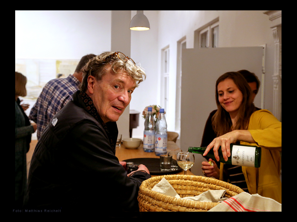 Der K&uuml;nstler Uwe Bremer im Camaro Haus