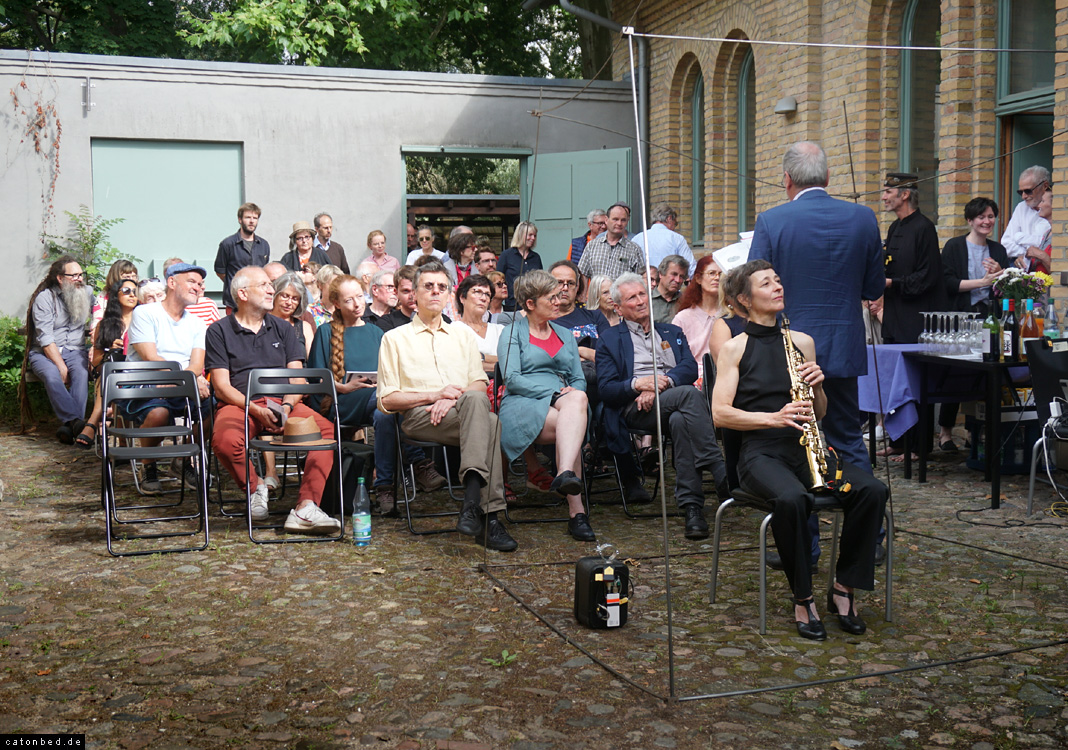 Kunsthaus Potsdam: Besuch Wolfgang Nestle, Knstler