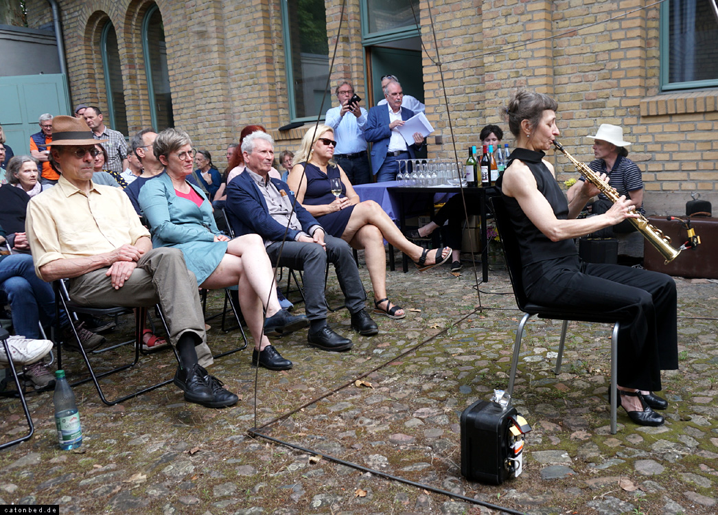 Kunsthaus Potsdam: Besuch Wolfgang Nestle, Knstler