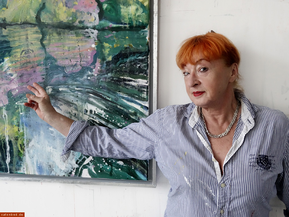 Offene Ateliers in Brandenbur 2020 - Die Malerin Evelyn Sommerhoff