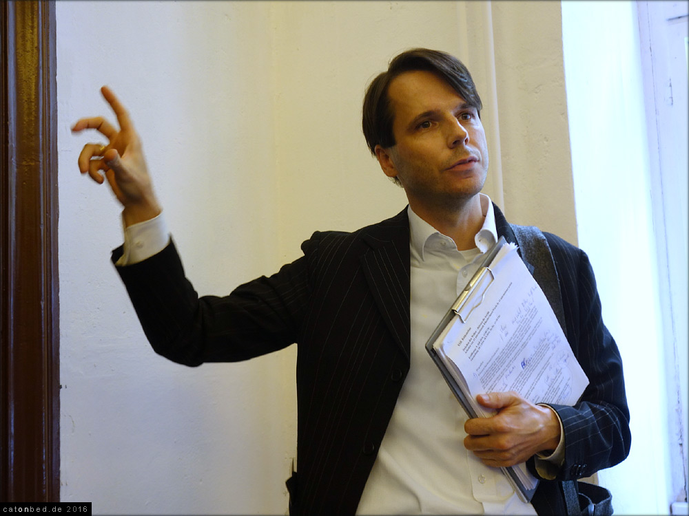 XXII. Rohkunstbau, 2016 und Barbara Bongartz, Autorin in der Camarostiftung, Berlin, 2016