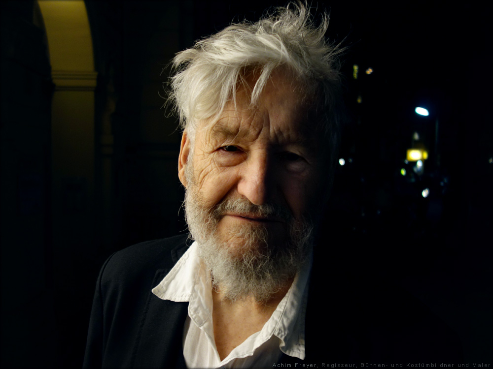 Achim Freyer, himself, 2015-11
