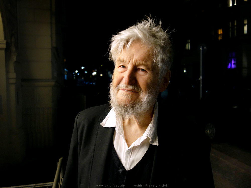 Achim Freyer, himself, 2015-11