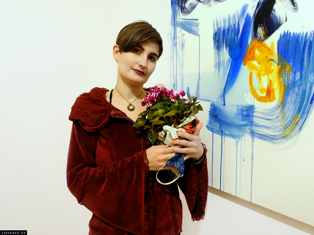 Maria Wirth, Galeristin und Malerin at feinart berlin
