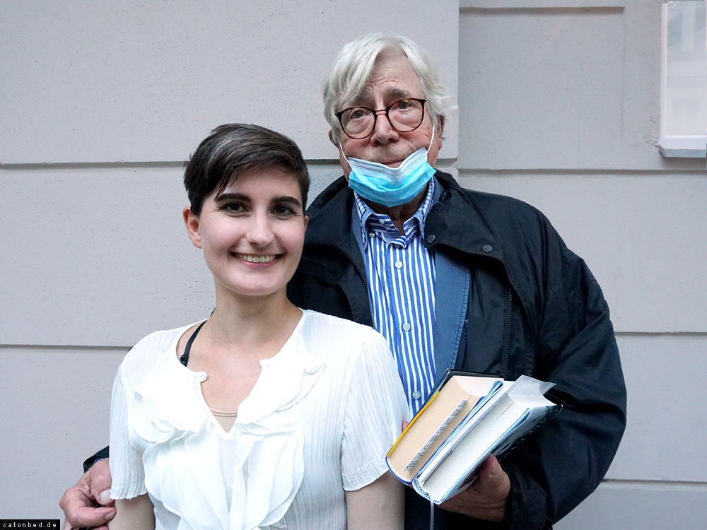 WILDBAHN BERLIN: Maria Wirth, Galeristin und BAZON BROCK