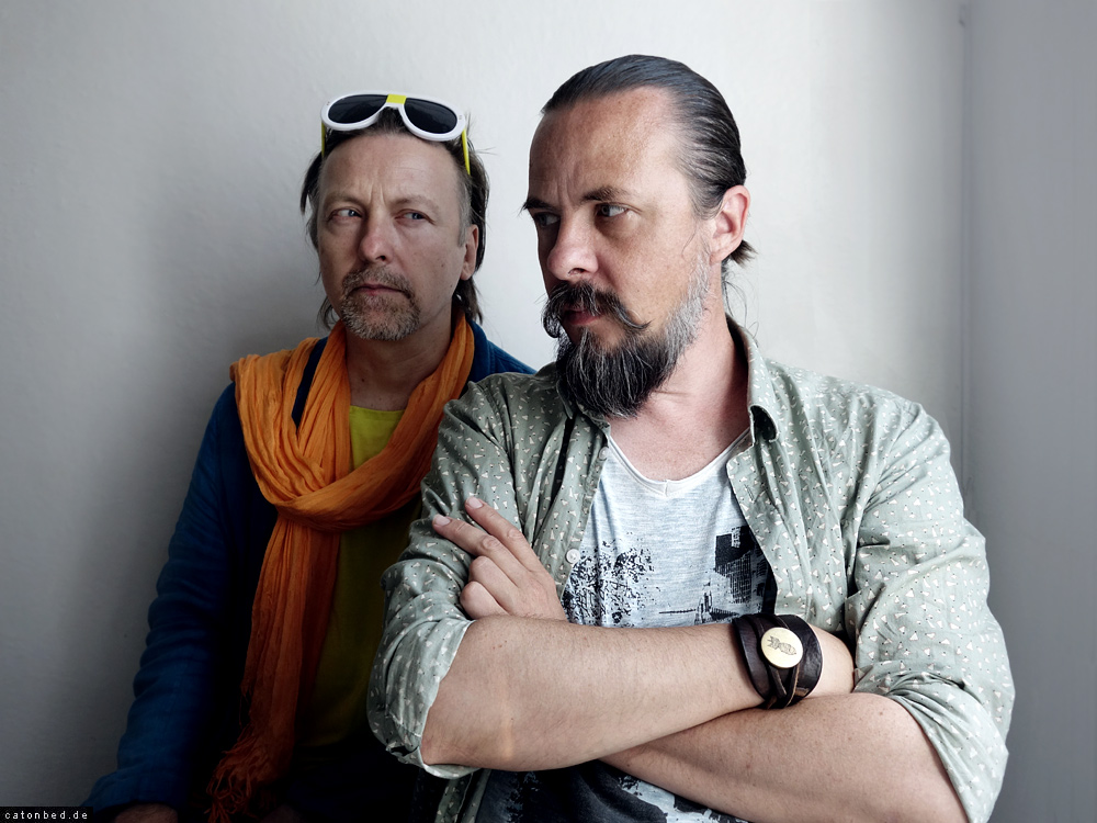 Peter Dzogaba and Alexey Shilov, artists
