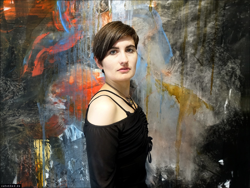 Maria Wirth in ihrem Studio, 2020-8