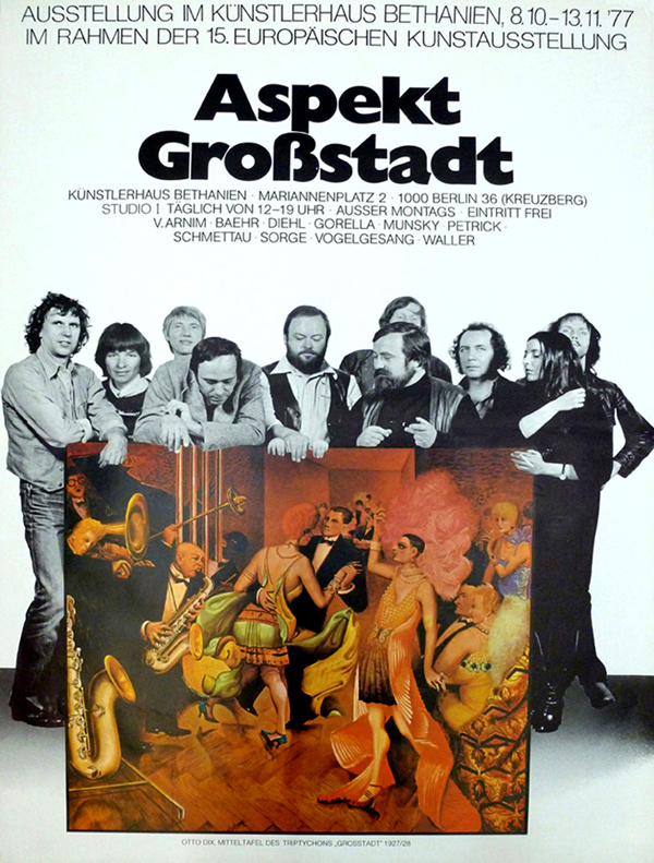 Ausstellung: Aspekt Großstadt mit DIX-Bild (1977)