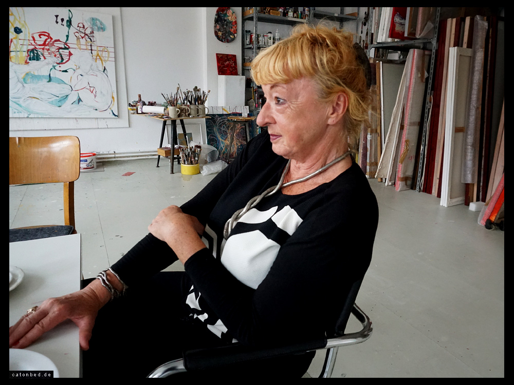 Im Atelier: Evelyn Sommerhoff - Luckenwalde, 2021-8