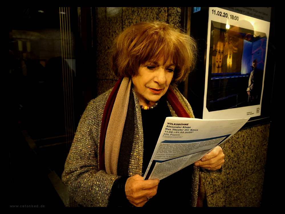 Volksbühne / Hannelore Hoger, Schauspielerin